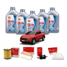 Kit Revisão Troca Óleo Filtros Fiat Toro 1.8 Flex 2016-2021