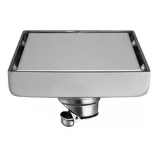 Ralo Invisível Tampa Oculta Aço Inox Anti Odor 15x15