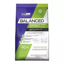 Alimento Vitalcan Balanced Control De Peso/castrados Para Gato Adulto Sabor Mix En Bolsa De 7.5 kg
