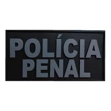 Patch Sustache Emborrachado Colete = Polícia Penal