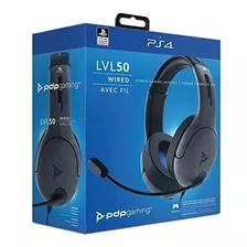 Pdp Ps4 Lvl50 Wired Stereo Gaming Headset, 051-099-eu-bk