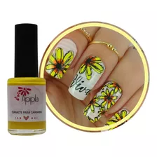 Esmalte Metalico Para Carimbo De Unhas Apipila Grande 15 Ml