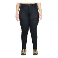 Calça Tática Militar Feminina Fem-tac Preta Bélica