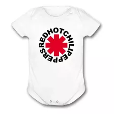 Body Infantil Bebê Rock Red Hot Chilipeppers