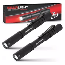 Gearlight S100 - Luz Led De Bolsillo, 2 Linternas Pequenas Y