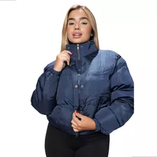 Jaqueta Feminina Jaqueta Puffer Feminina Inverno Forrada 