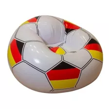 Sillon Puff Inflable Munich Kaboo Pelota Futbol Para Jardin