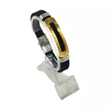 Pulsera Manilla En Acero Color Oro Cartier Para Hombre