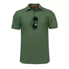 Playera Polo Hombre Manga Corta Militar Táctica