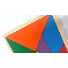 Tangram De Madera Didactico Juguete De Madera