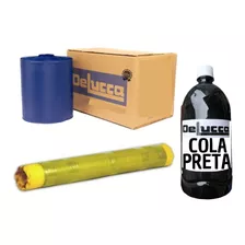 Lona Cordonel + Vulcanite + Cola P/ Reparo Pneus Delucca 