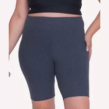 Bermuda Shorts Feminino Plus Size Academia Promoção Ciclista