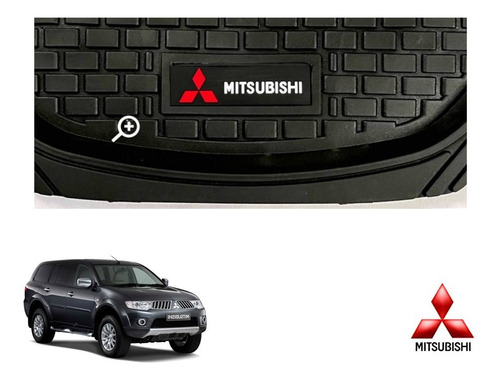 Tapetes Logo Mitsubishi + Cubre Volante Montero Sport 12a17 Foto 7
