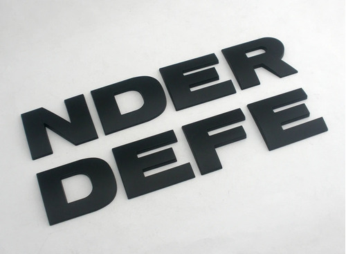 40mm Emblema Defender Insignia Logo Signo Para Land Rover Foto 5