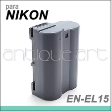 A64 Bateria En-el15 Nikon D500 D750 D810 D7000 Z6 Z7 D600