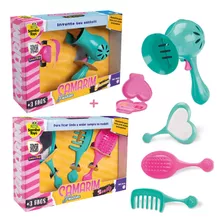 Kit Brinquedo Menina Salão De Beleza Completo Com 5 Peças