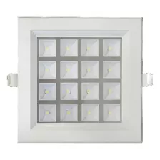 Embutido Quadrado Recuado Super Led 16w 3500k Cor Branco 110v/220v