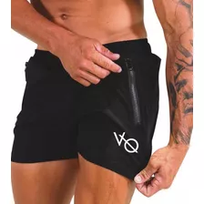 Short Deportivo Gym Playa Elástico Vanquish Fitness V Q G