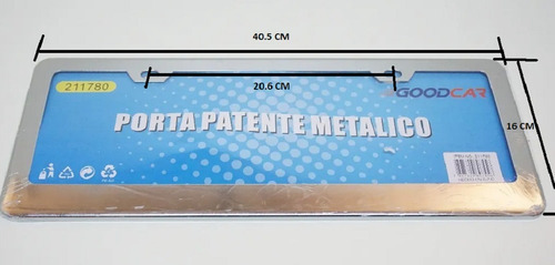 Porta Patente Universal Metlico Foto 3