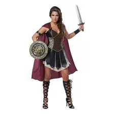 Traje De Gladiador Medieval Da Princesa Romana Xena Para Mul