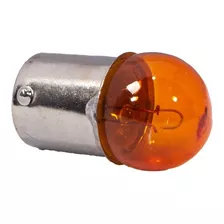 4 Bombillos Para Direccional Color Naranja 12v Patas Rectas