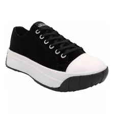 Tenis Ozono Casual Para Dama Modelo 626102 Negro