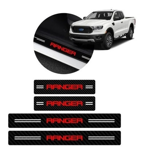Sticker Proteccin De Estribos Puertas Ford Ranger Foto 10