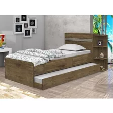 Conjunto Cama De Solteiro Com Cama Auxiliar Espresso D