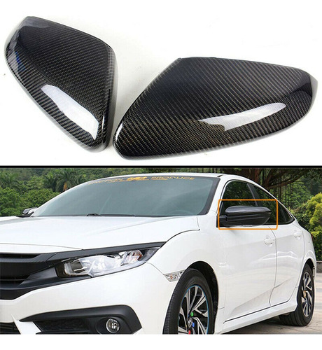 2 Parts Of Retrovisor Carcasa Honda Civic 16-21 Foto 3