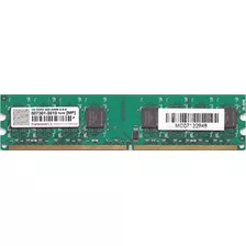 Memoria Ram 1gb 1x1gb Ddr2 800 Mhz Dimm Transcend Jm800qlj-1