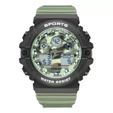 Reloj Deportivo Diray Para Caballero Dr2246g5 Verde