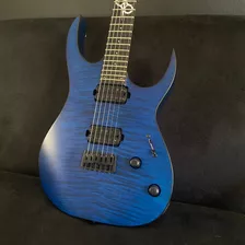 Guitarra Solar A2.6 Fbl Flamed Blue Matte - Regulada - C/nf