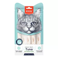 Wanpy Creamy Atun Y Bacalao Para Gatos - 5 Tubos De 14gr 