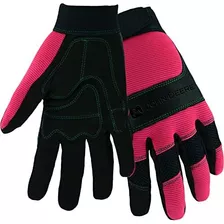 Guantes Hidexterity Jd00015 Rosa/negro, Medianos/grande...