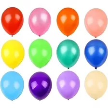 25 Globos Latex 10 Pulgadas, Colores Brillantes