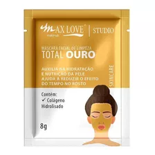 60 Máscara Facial Hidratante Nutrição Max Love Total Ouro 8g Tipo De Pele Mista