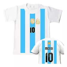 Remera Seleccion Camiseta Argentina 2024 Messi Personalizada