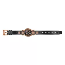 Banda Para Reloj Invicta 900_ Oro Rosa, Negro Hombre