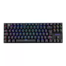 Teclado Mecânico Mancer Ghoul Mk2 Rgb Abnt2 Switch Vermelho