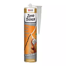 Selante Acrílico Para Trincas E Fissuras Zero Trinca 420g