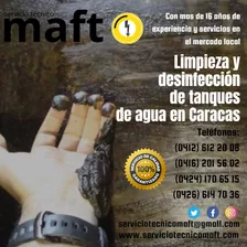 Limpieza Desinfección Reparación De Tanques De Agua Caracas