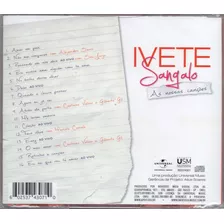 Ivete Sangalo Cd As Nossas Canções Novo Original Lacrado