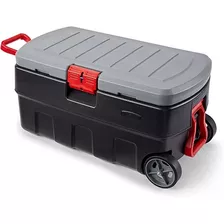 Contenedor Con Cerradura Y Rueda Rubbermaid 35 Galones