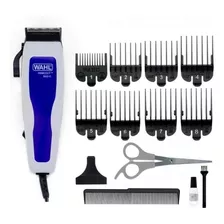 Maquina De Cortar Cabelo Home Cut Wahl Cor Cinza E Azul 110v