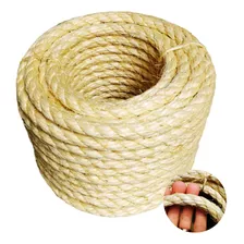 Corda De Sisal 12mm 20 Metros Decoração Artesanato Envio 24h