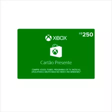 Microsoft Gift Card Cartão Xbox Br R$250 (100+100+50) Reais