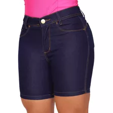 Shorts Jeans Feminino Cintura Alta ( Meia Coxa)