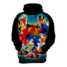 Blusa De Frio Casaco Sonic Filme Jogo, Game 2