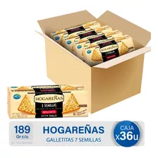 Caja Galletitas Hogareñas Arcor 7 Semillas Omega 7 Pack