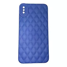 Case Silicona Con Rombos Para iPhone XS Max